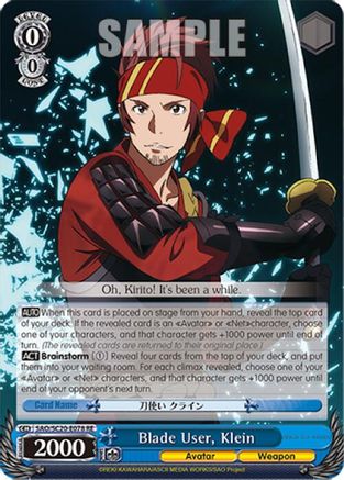Blade User, Klein (SAO/SC20-E078 R) - Sword Art Online Chronicle Set