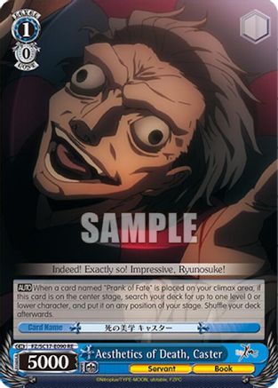 Aesthetics of Death, Caster (FZ/SC17-E090 RE) - Fate/Zero Chronicle Set