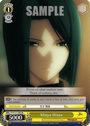 Maiya Hisau (TD) (FZ/SC17-TE03 RE) - Fate/Zero Chronicle Set