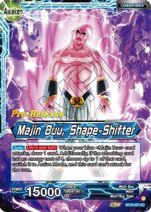 Majin Buu // Majin Buu, Shape-Shifter (BT25-037) - Legend of the Dragon Balls PreRelease Cards