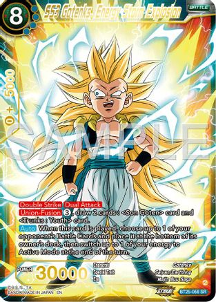 SS3 Gotenks, Energy Storm Explosion (BT25-058) - Legend of the Dragon Balls Foil