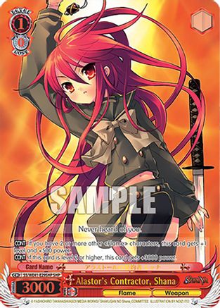 Alastor's Contractor, Shana (SHP) (SS/WE41-E29SHP SHP) - Shakugan no Shana Premium Booster