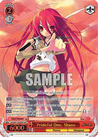 Prideful One, Shana (SHP) (SS/WE41-E36SHP SHP) - Shakugan no Shana Premium Booster