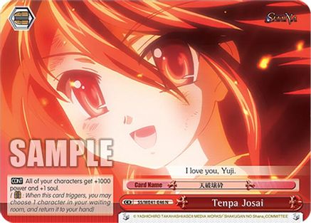 Tenpa Josai (SS/WE41-E46 N) - Shakugan no Shana Premium Booster