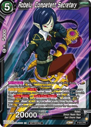 Robelu, Competent Secretary (Zenkai Series Tournament Pack Vol.8) (P-614) - Tournament Promotion Cards