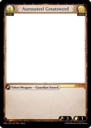 Aurousteel Greatsword (027) - Supporter Pack 2