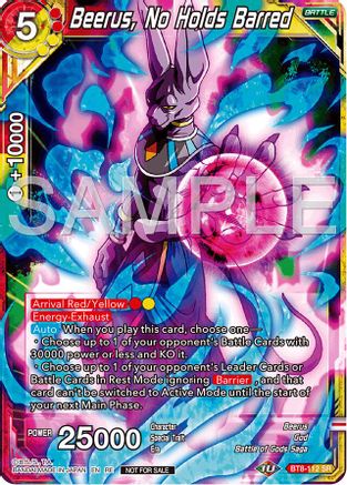 Beerus, No Holds Barred (Deluxe Pack 2024 Vol.2) (BT8-112) - Promotion Cards