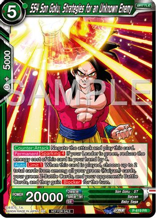 SS4 Son Goku, Strategies for an Unknown Enemy (Deluxe Pack 2024 Vol.2) (P-619) - Promotion Cards