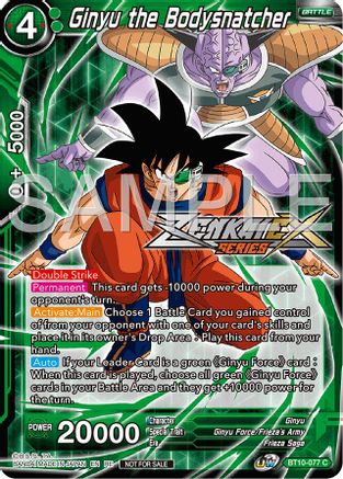 Ginyu the Bodysnatcher (Event Pack 15) (BT10-077) - Promotion Cards