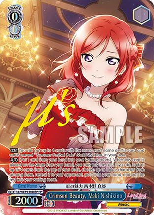 Crimson Beauty, Maki Nishikino (FP) (LL/WE39-E048FP FP) - Love Live! School Idol Festival Series 10th Anniversary Premium Booster