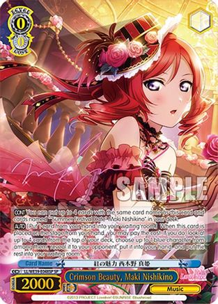 Crimson Beauty, Maki Nishikino (SP) (LL/WE39-E048SP SP) - Love Live! School Idol Festival Series 10th Anniversary Premium Booster