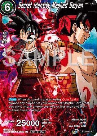 Secret Identity Masked Saiyan (Premium Alt-Art Card Set 2024 Vol.2) (BT10-140) - Promotion Cards Foil