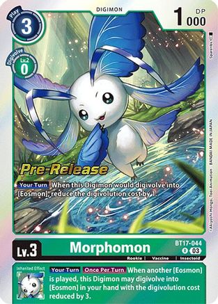 Morphomon (BT17-044) - Secret Crisis Pre-Release Cards Foil