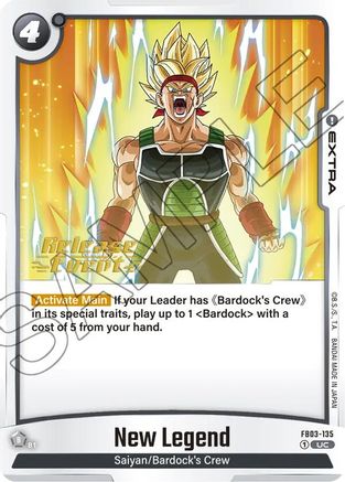 New Legend (FB03-135) - Raging Roar Release Event Cards