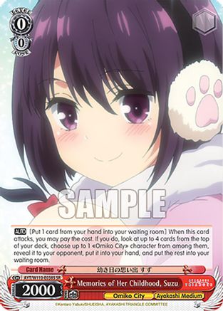 Memories of Her Childhood, Suzu (SR) (AYT/W110-E038S SR) - Ayakashi Triangle