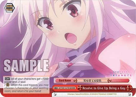 Resolve to Give Up Being a Guy (RRR) (AYT/W110-TE10R RRR) - Ayakashi Triangle