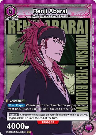 Renji Abarai (105) (UE01ST/BLC-1-105) - UE01ST BLEACH ThousandYear Blood War Starter Deck