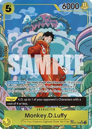 Monkey.D.Luffy (TR) (OP07-109) - Two Legends Foil