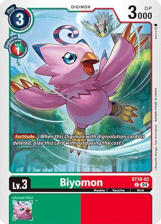 Biyomon (ST18-02) - Starter Deck 18: Guardian Vortex