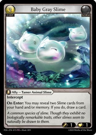 Baby Gray Slime (073) - Promotional Cards Foil