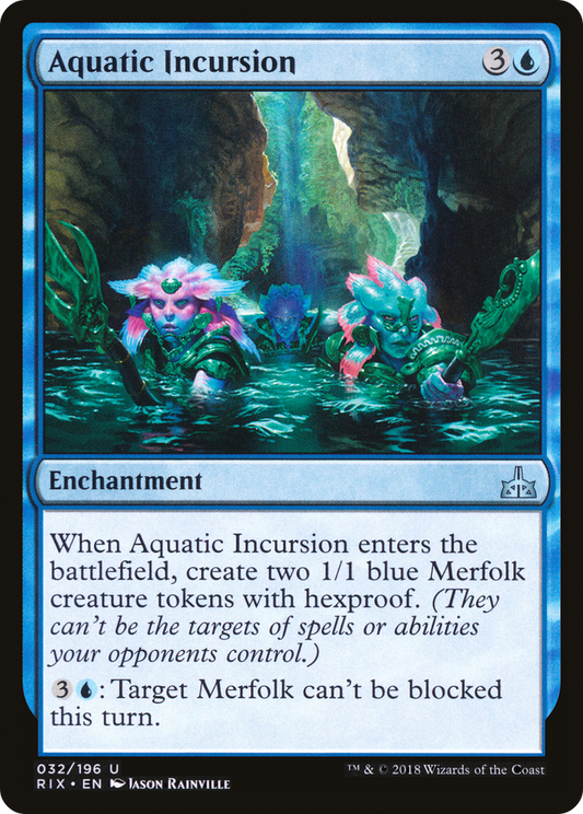 Aquatic Incursion (RIX-032) - Rivals of Ixalan Foil