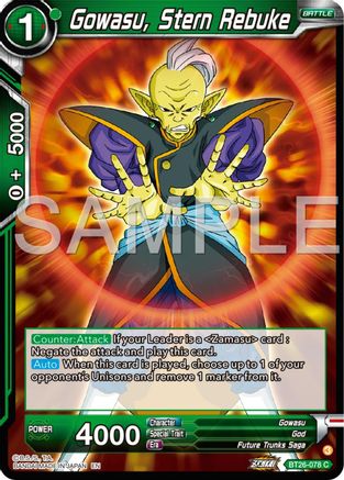 Gowasu, Stern Rebuke (BT26-078) - Ultimate Advent Foil