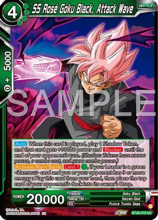 SS Rose Goku Black, Attack Wave (BT26-079) - Ultimate Advent Foil