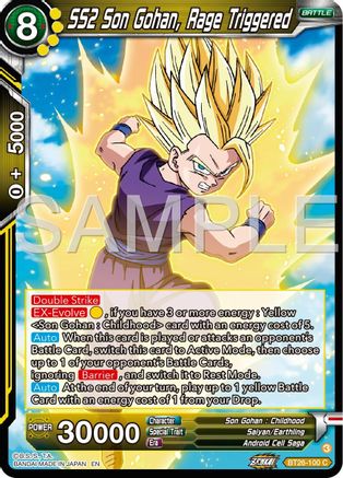 SS2 Son Gohan, Rage Triggered (BT26-100) - Ultimate Advent Foil