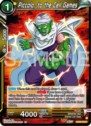 Piccolo, to the Cell Games (BT26-106) - Ultimate Advent Foil