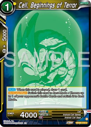Cell, Beginnings of Terror (BT26-116) - Ultimate Advent Foil