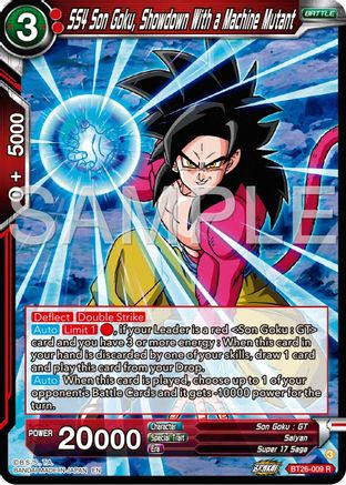 SS4 Son Goku, Showdown With a Machine Mutant (BT26-009) - Ultimate Advent