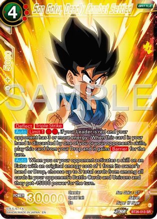 Son Goku, Deadly Combat Settled (BT26-013) - Ultimate Advent Foil