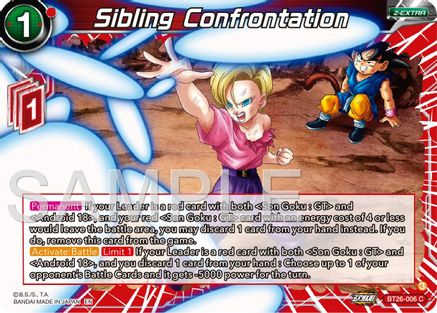 Sibling Confrontation (BT26-006) - Ultimate Advent Foil