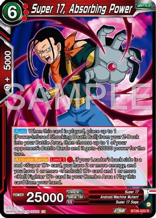 Super 17, Absorbing Power (BT26-023) - Ultimate Advent Foil