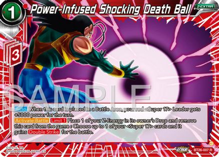 Power-Infused Shocking Death Ball (BT26-007) - Ultimate Advent
