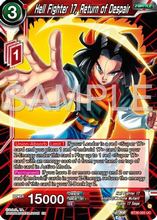 Hell Fighter 17, Return of Despair (BT26-005) - Ultimate Advent Foil