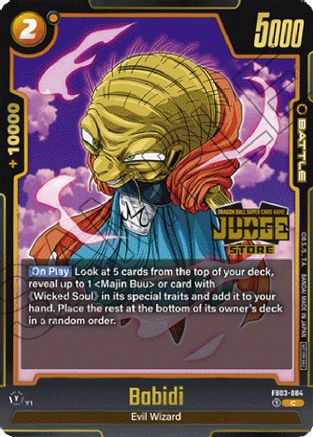 Babidi - FB03-084 (Judge Pack (Store Judge) 02) (FB03-084) - Tournament and Championship Promos Holofoil