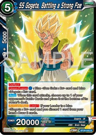 SS Gogeta, Battling a Strong Foe (BT26-045) - Ultimate Advent
