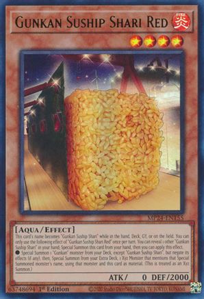 Gunkan Suship Shari Red (MP24-EN155) - 25th Anniversary Tin: Dueling Mirrors 1st Edition