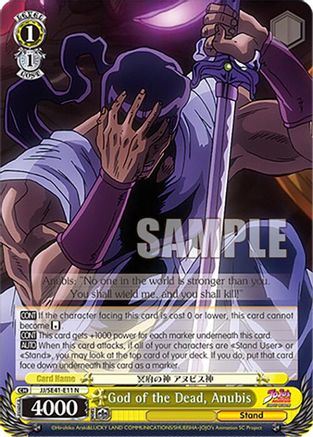 God of the Dead, Anubis (JJ/SE41-E11 N) - JoJo's Bizarre Adventure: Stardust Crusaders Premium Booster