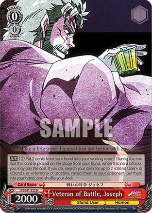 Veteran of Battle, Joseph (JJ/SE41-E32 N) - JoJo's Bizarre Adventure: Stardust Crusaders Premium Booster