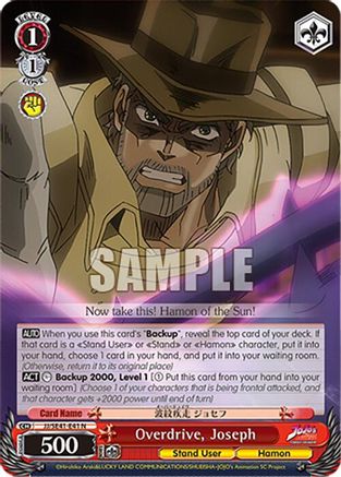 Overdrive, Joseph (JJ/SE41-E41 N) - JoJo's Bizarre Adventure: Stardust Crusaders Premium Booster