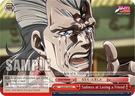 Sadness at Losing a Friend (JJ/SE41-E58 N) - JoJo's Bizarre Adventure: Stardust Crusaders Premium Booster