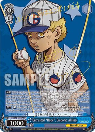 Entrusted "Hope", Emporio Alnino (SP) (JJ/SE42-E31SP SP) - JoJo's Bizarre Adventure: Stone Ocean Premium Booster