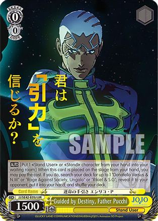 Guided by Destiny, Father Pucchi (JJR) (JJ/SE42-E05J JJR) - JoJo's Bizarre Adventure: Stone Ocean Premium Booster