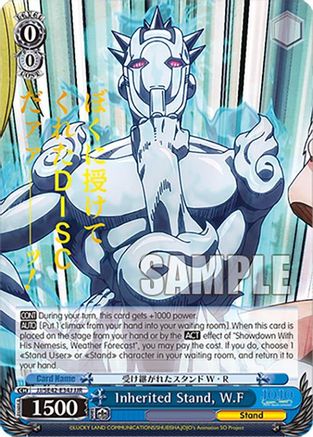 Inherited Stand, W.F (JJR) (JJ/SE42-E34J JJR) - JoJo's Bizarre Adventure: Stone Ocean Premium Booster