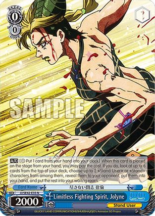 Limitless Fighting Spirit, Jolyne (JJ/SE42-E35 N) - JoJo's Bizarre Adventure: Stone Ocean Premium Booster