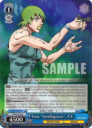 True "Intelligence", F.F. (JJ/SE42-E45 N) - JoJo's Bizarre Adventure: Stone Ocean Premium Booster