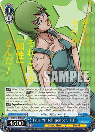 True "Intelligence", F.F. (JJR) (JJ/SE42-E45J JJR) - JoJo's Bizarre Adventure: Stone Ocean Premium Booster