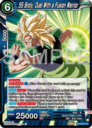 SS Broly, Duel With a Fusion Warrior (BT26-051) - Ultimate Advent